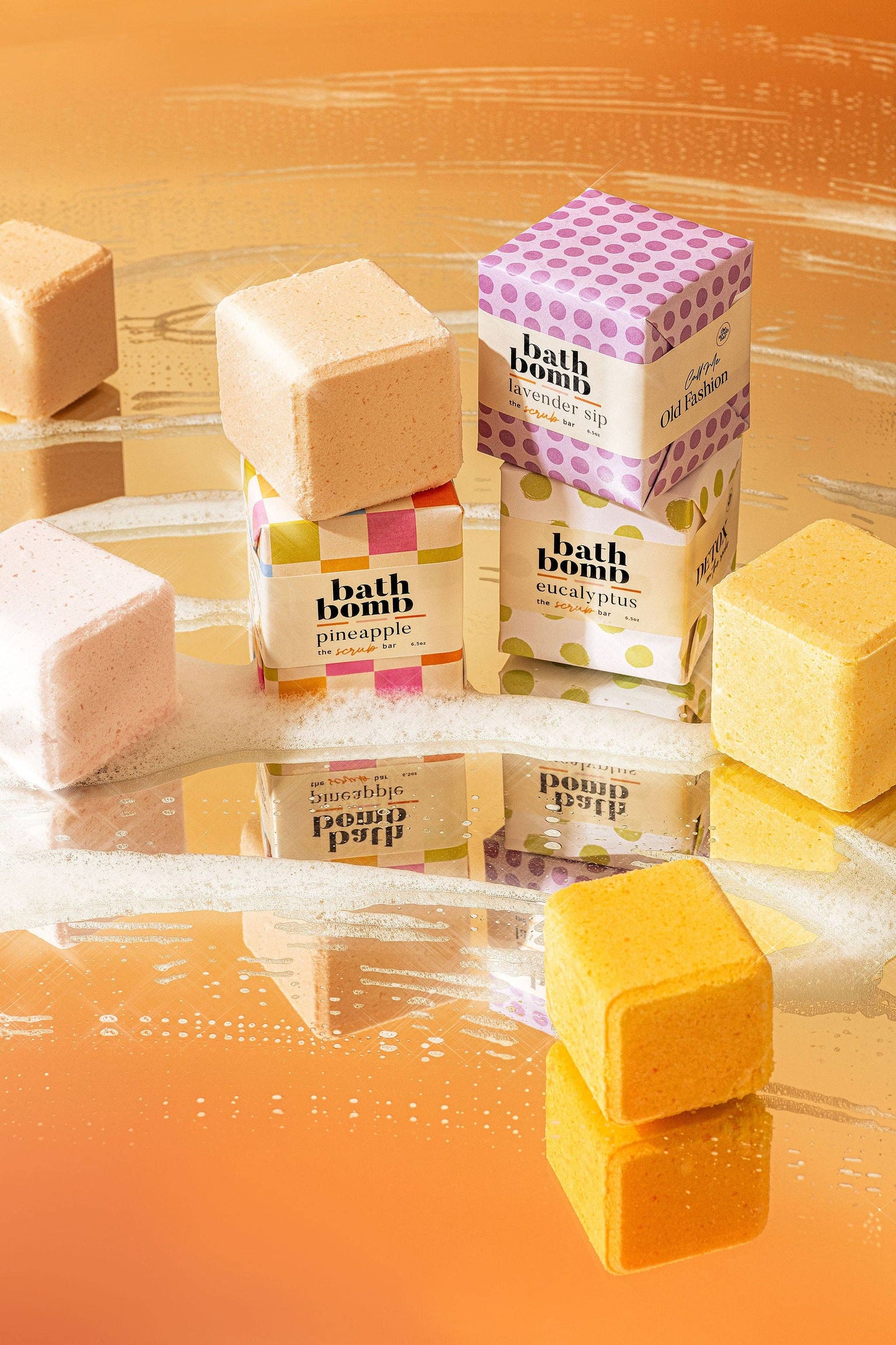 Pineapple Bath Bomb- Birthday Cheer, Tropical Spa Fizz