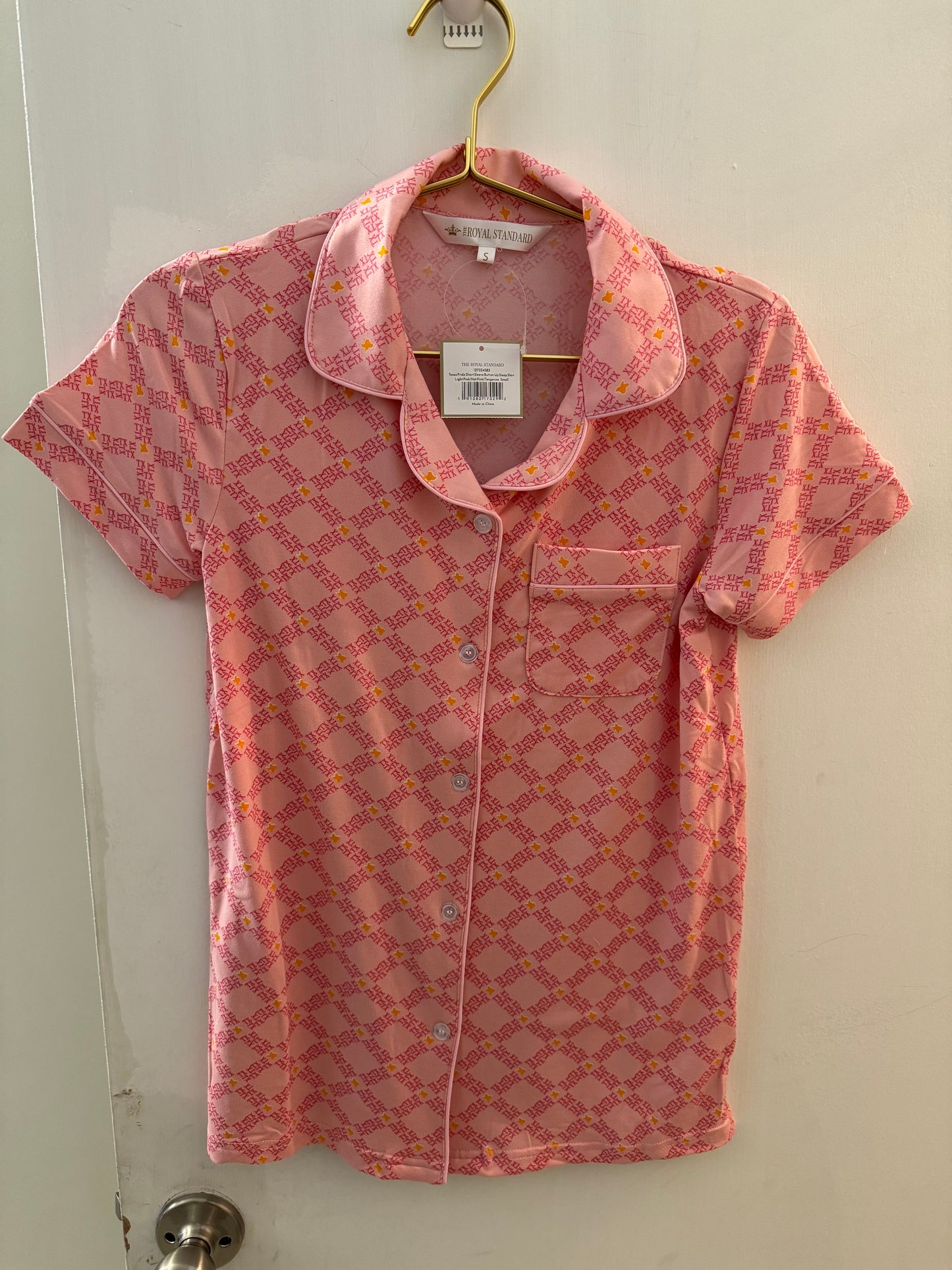 ROYAL STANDARD - Texas Pride Short Sleeve Button Up Shirt