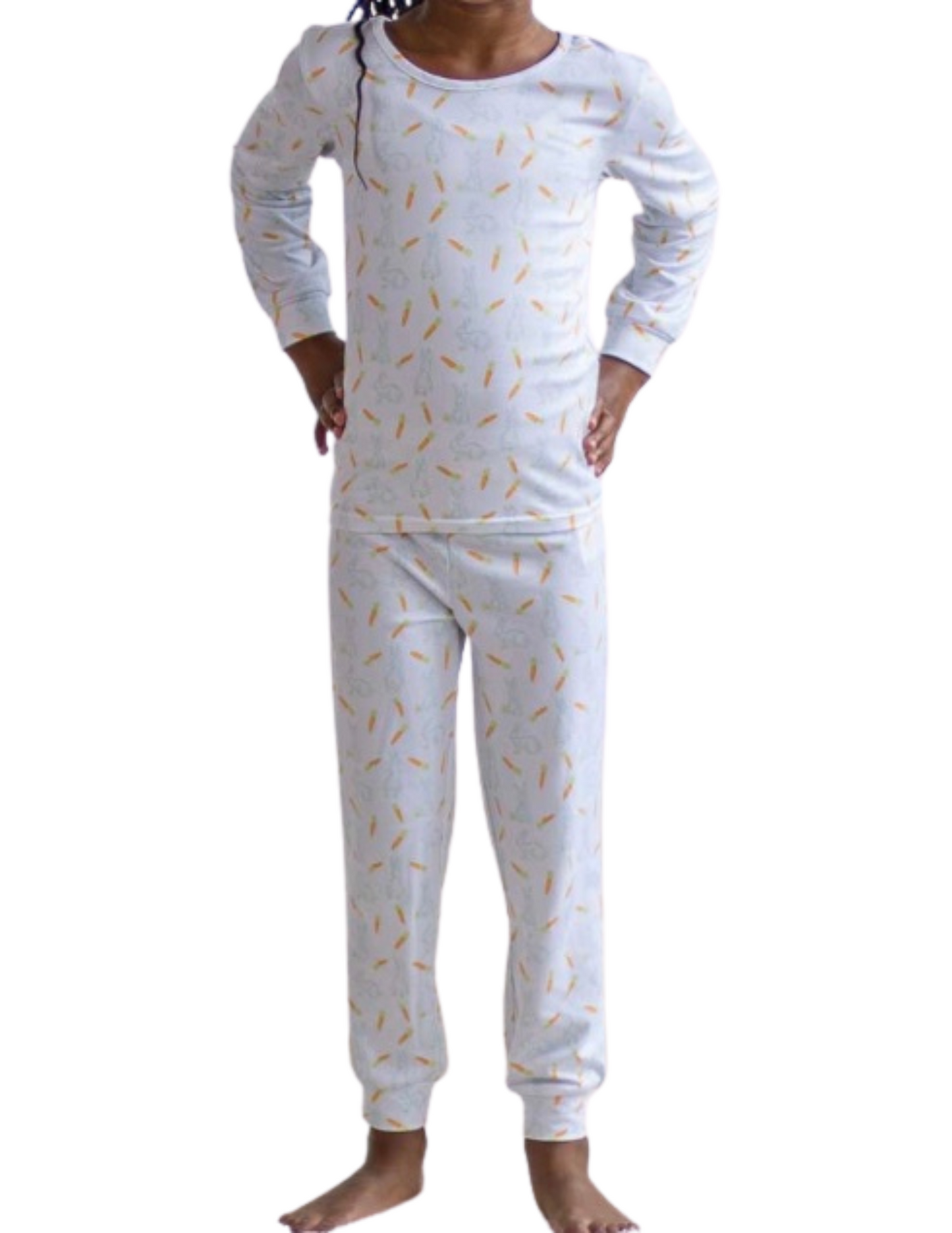 ROYAL STANDARD Kids Bunny Love Long Sleeve Pajamas