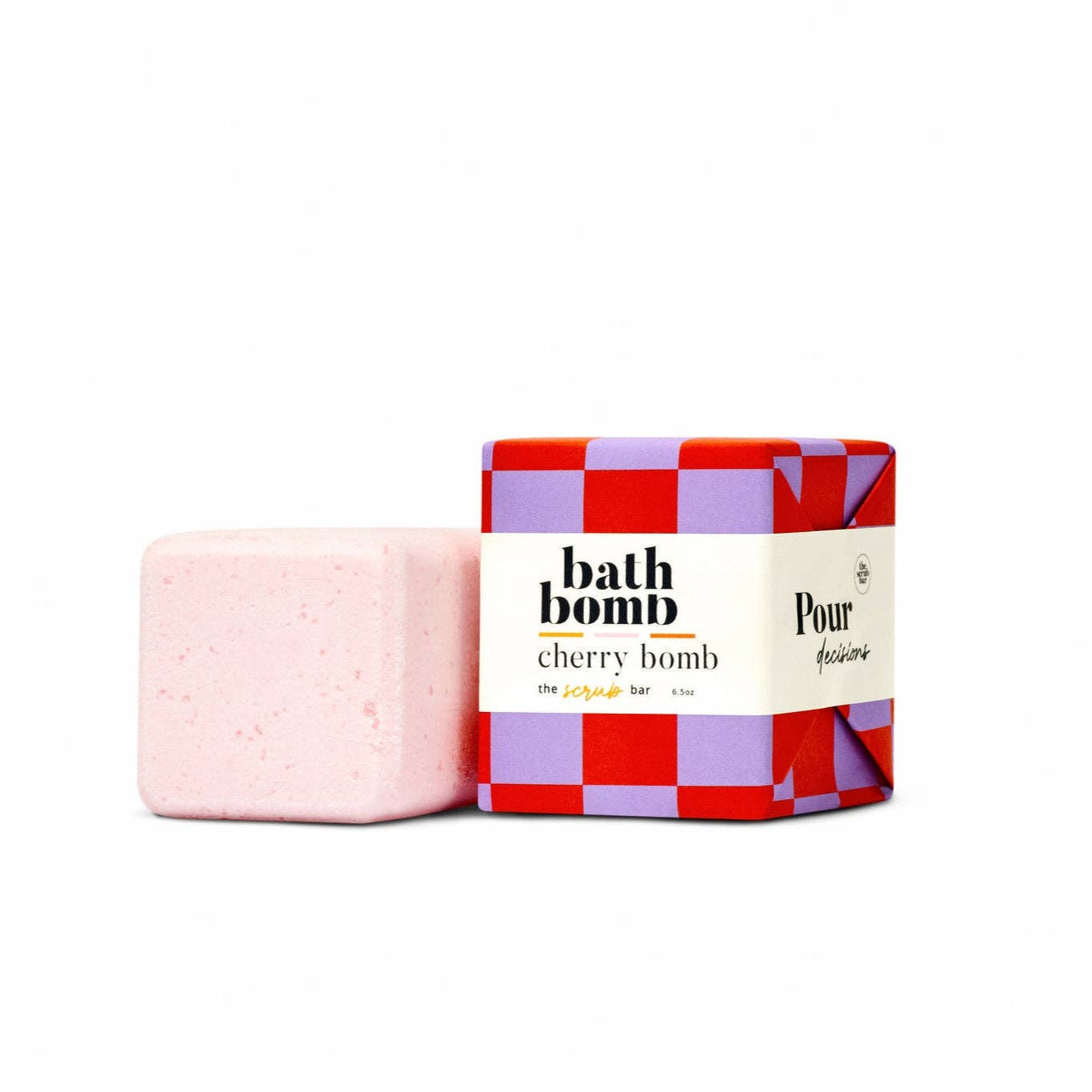 Cherry Bath Bomb- Fruity Spa Fizz- Moisturizing