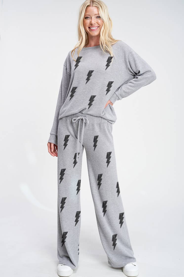 Black Lightning Women's Lounge Set