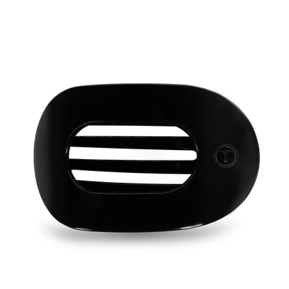 Round Flat Hair Clip | Large | Jet Black