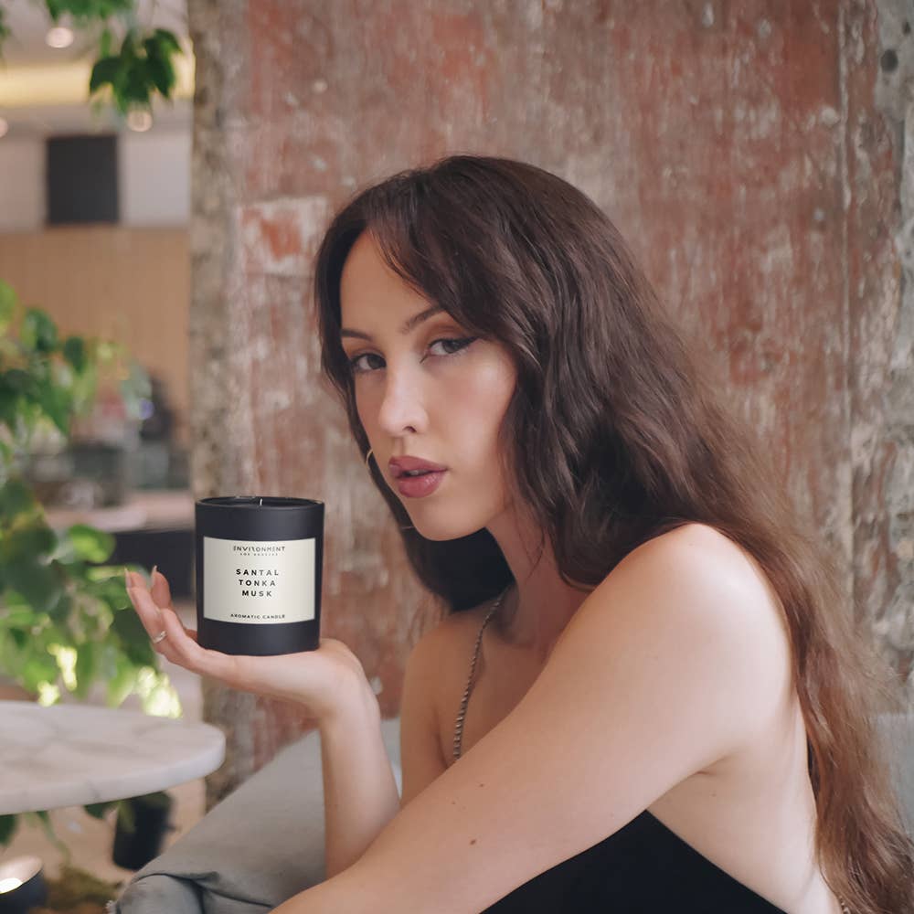 8oz Natural Wax Candle Inspired by Le Labo Santal®