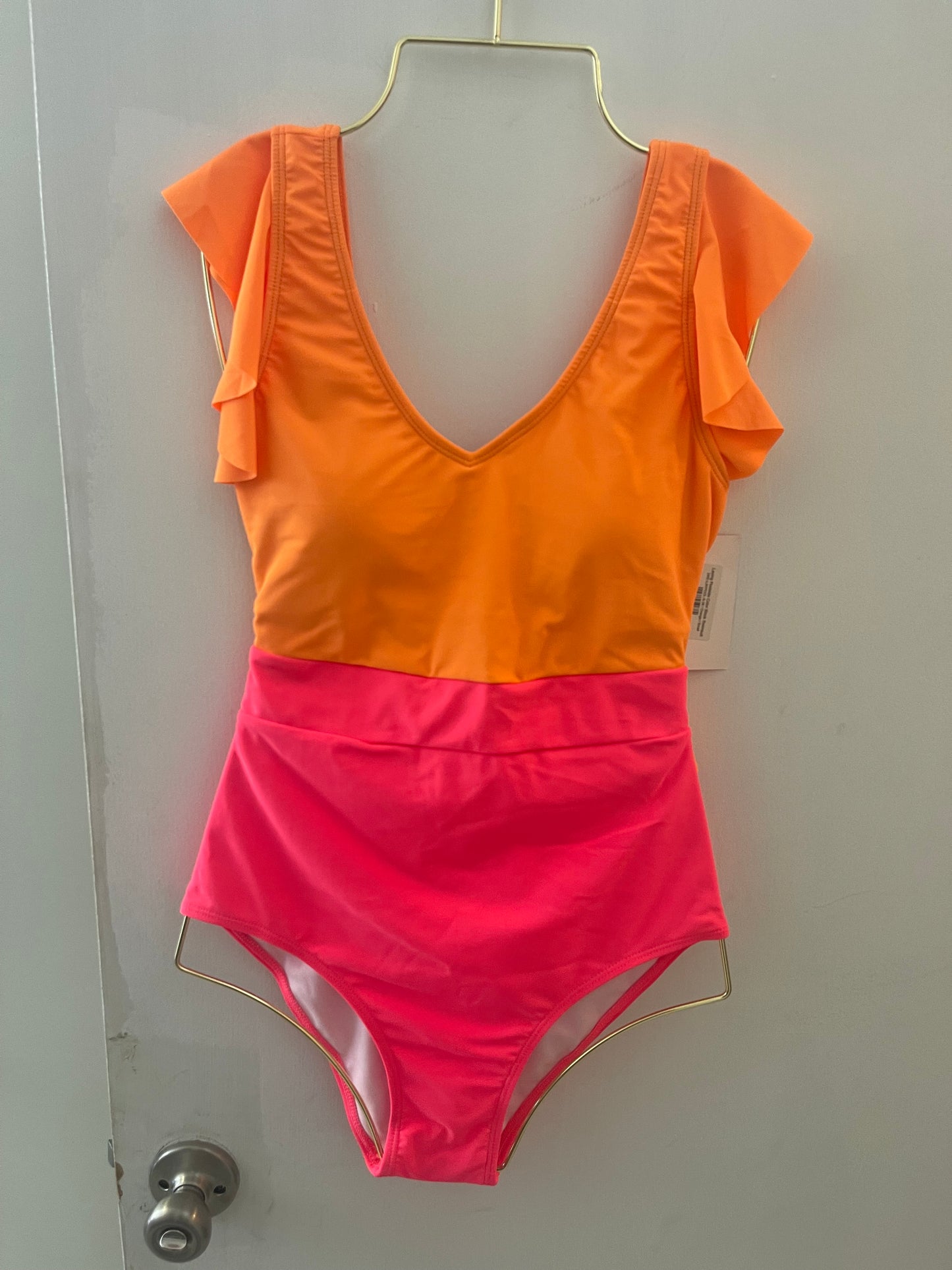 Laying Poolside Color Block Swimsuit