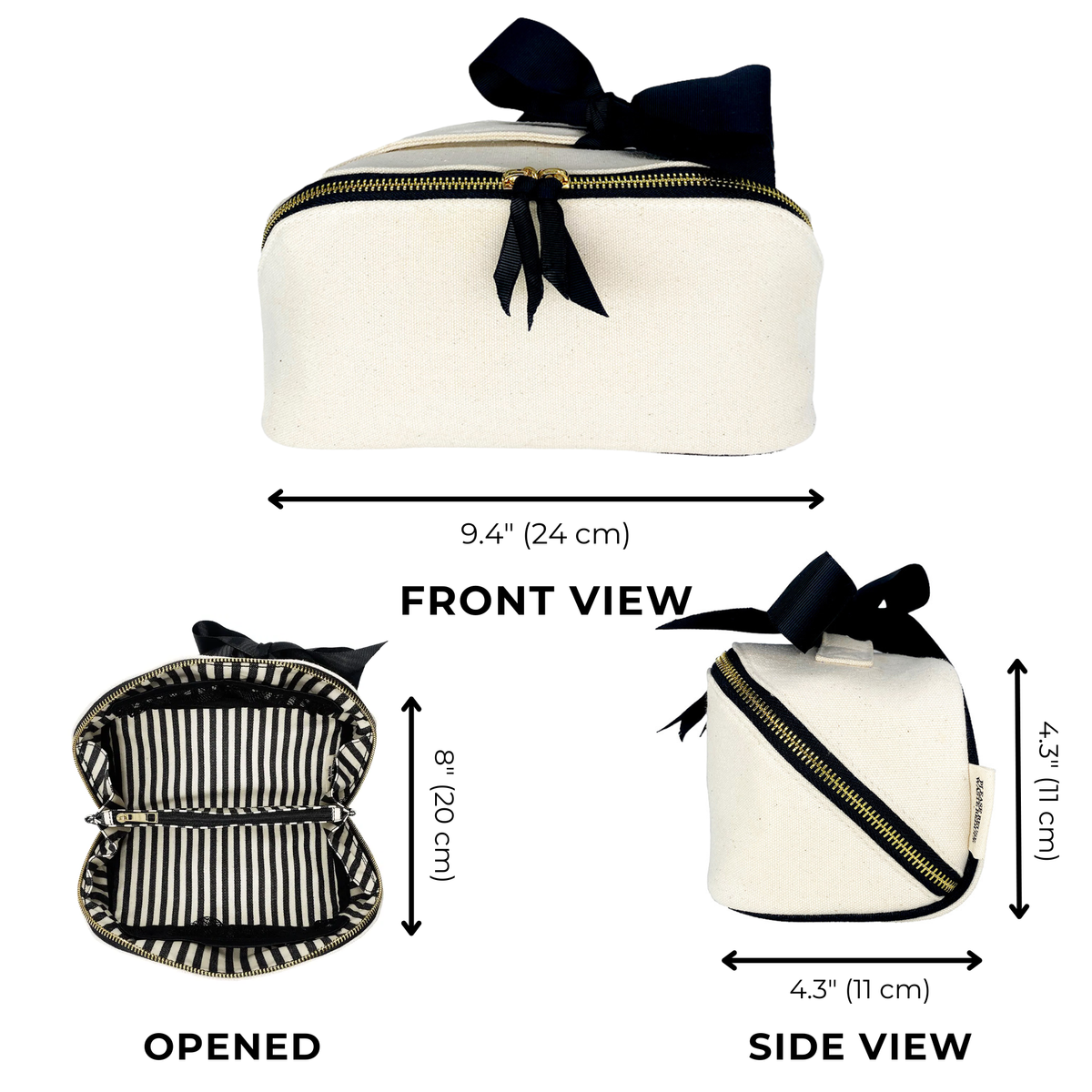 Accordion Box Makeup & Toiletry – Cream