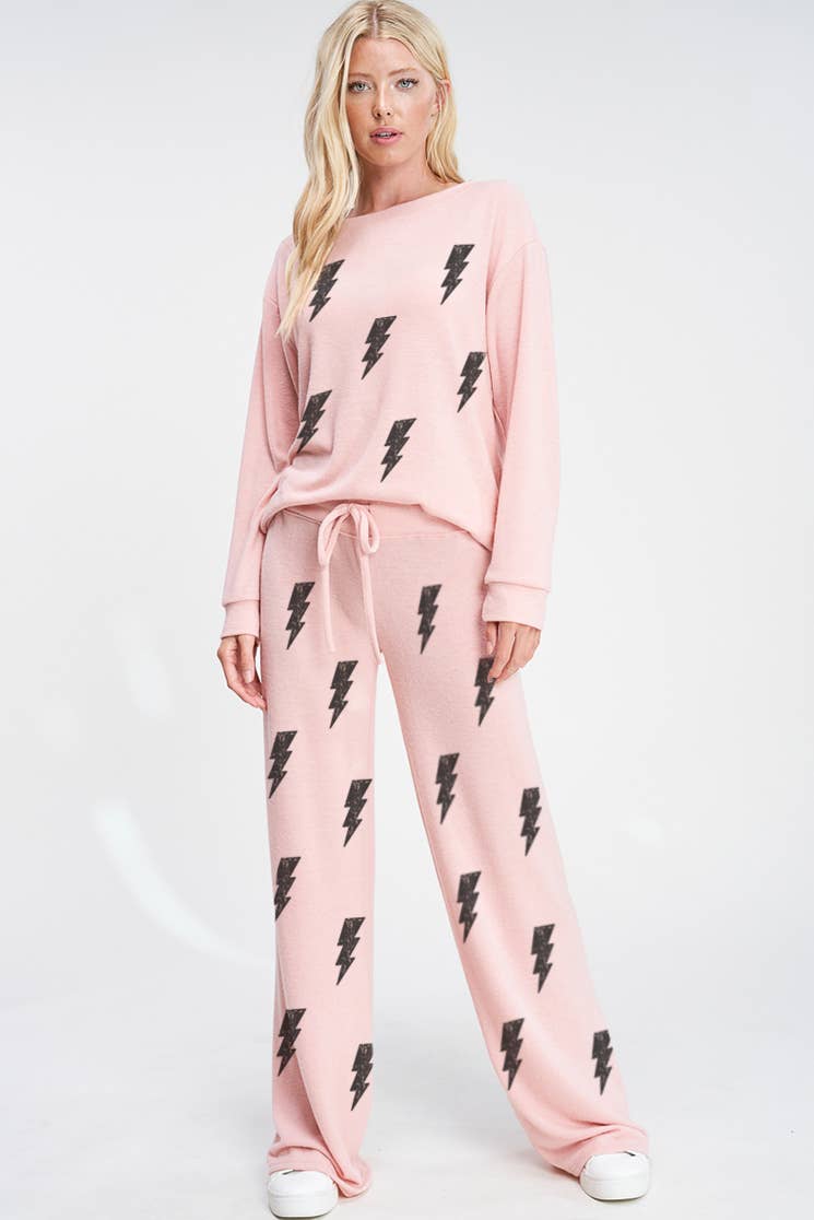 Black Lightning Women's Lounge Set