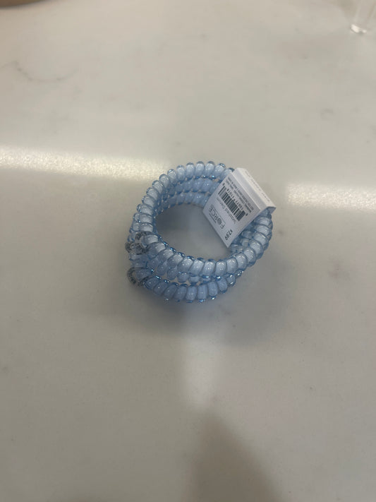 Small Hair Tie Washed Denim