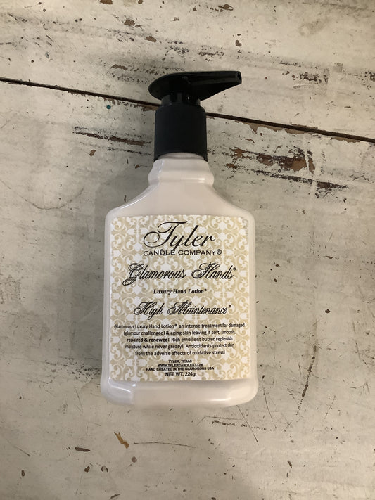 TYLER CANDLE COMPANY - Glamorous Luxury Hand Lotion - HIGH MAINTENANCE