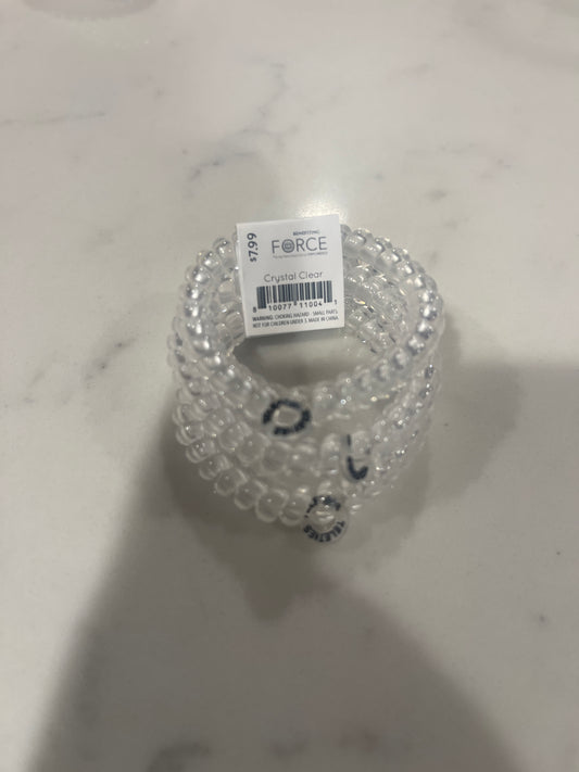 Small Hair Tie Crystal Clear