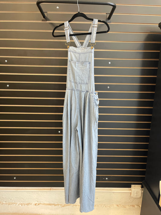 VR50206 Denim Wide Overall