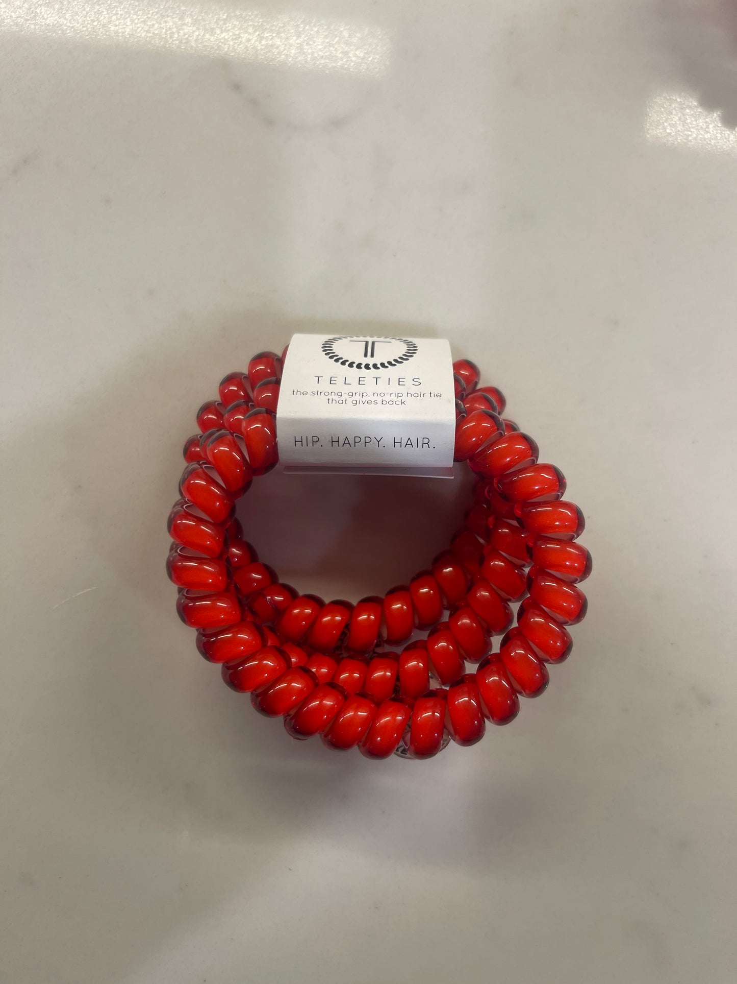 Large Hair Tie Scarlet Red