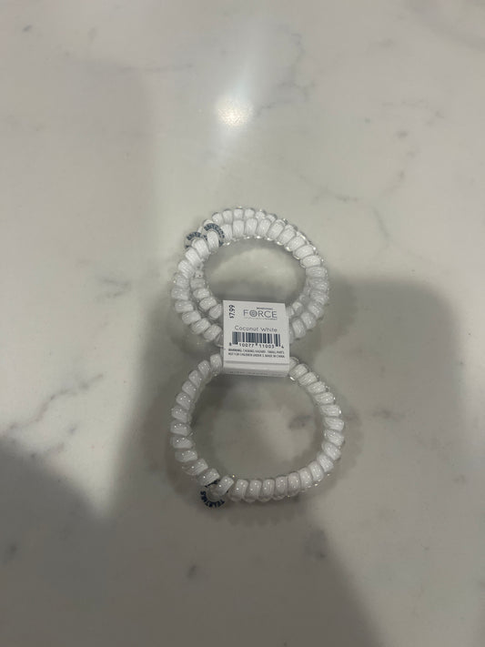 Small Hair Tie Coconut White