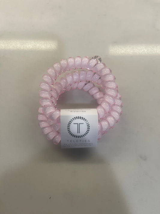 Large Hair Tie Rose Water Pink